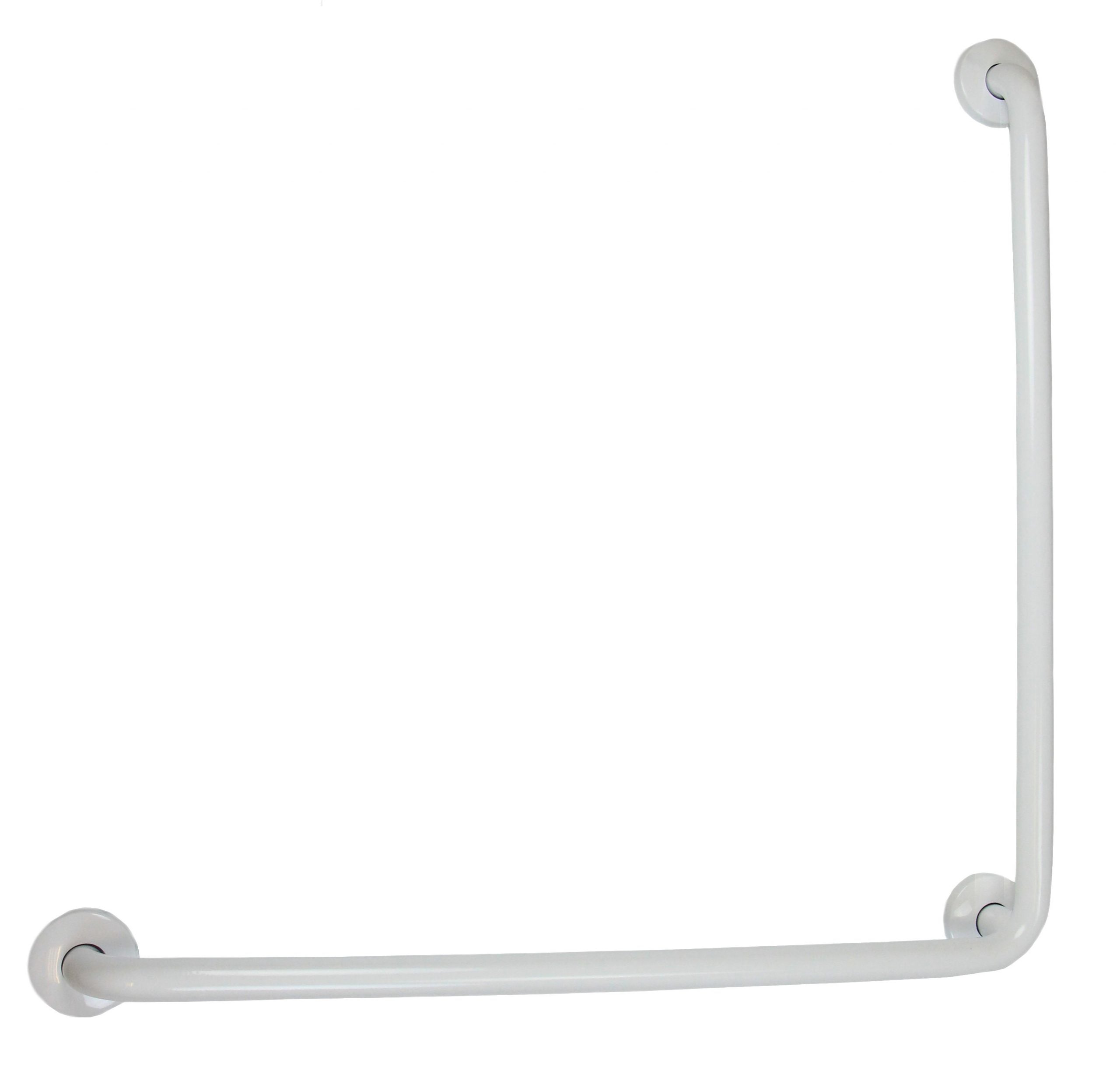 Frost 1003-W white epoxy-coated stainless grab bar 30x30