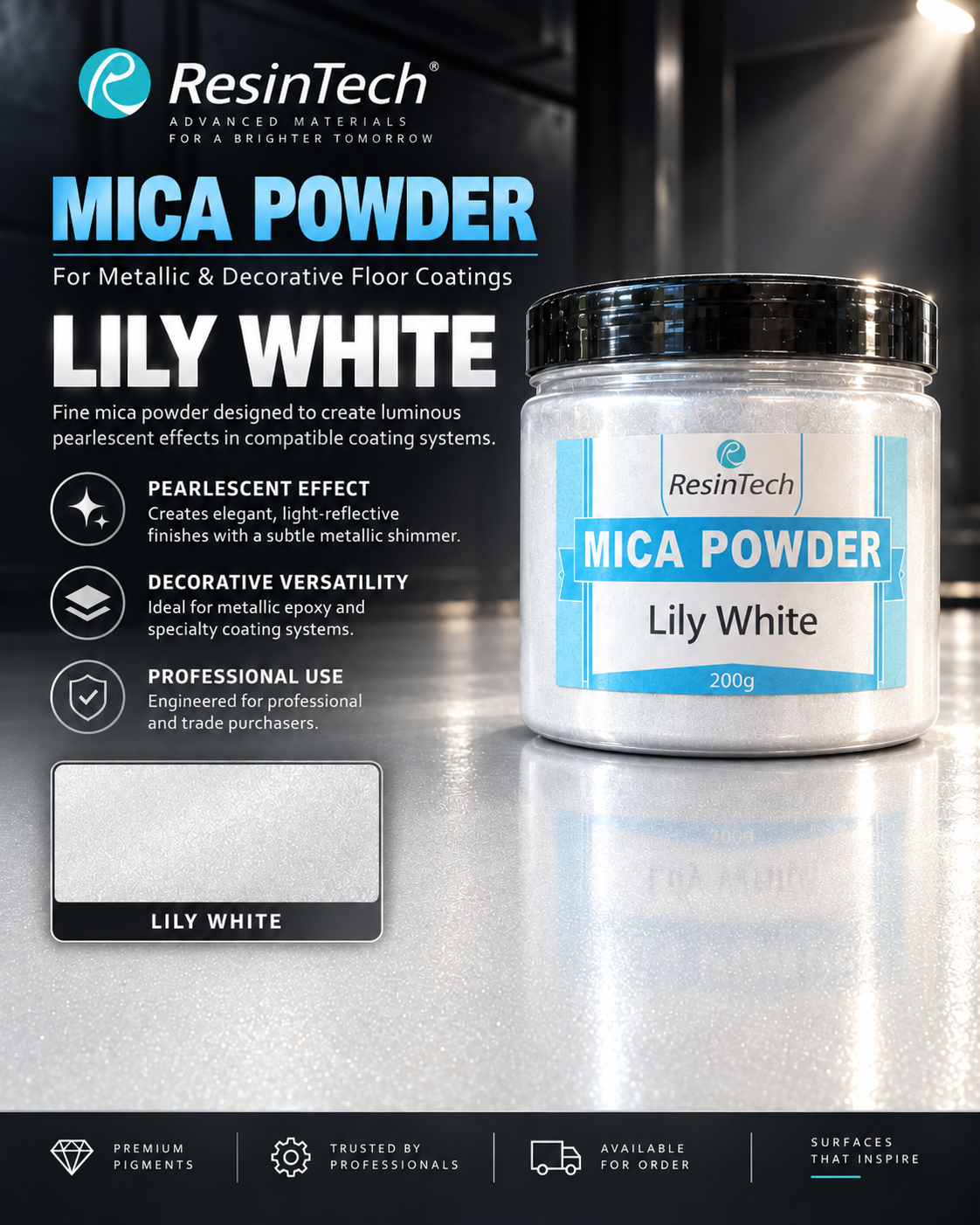Metallic Epoxy Pigments
