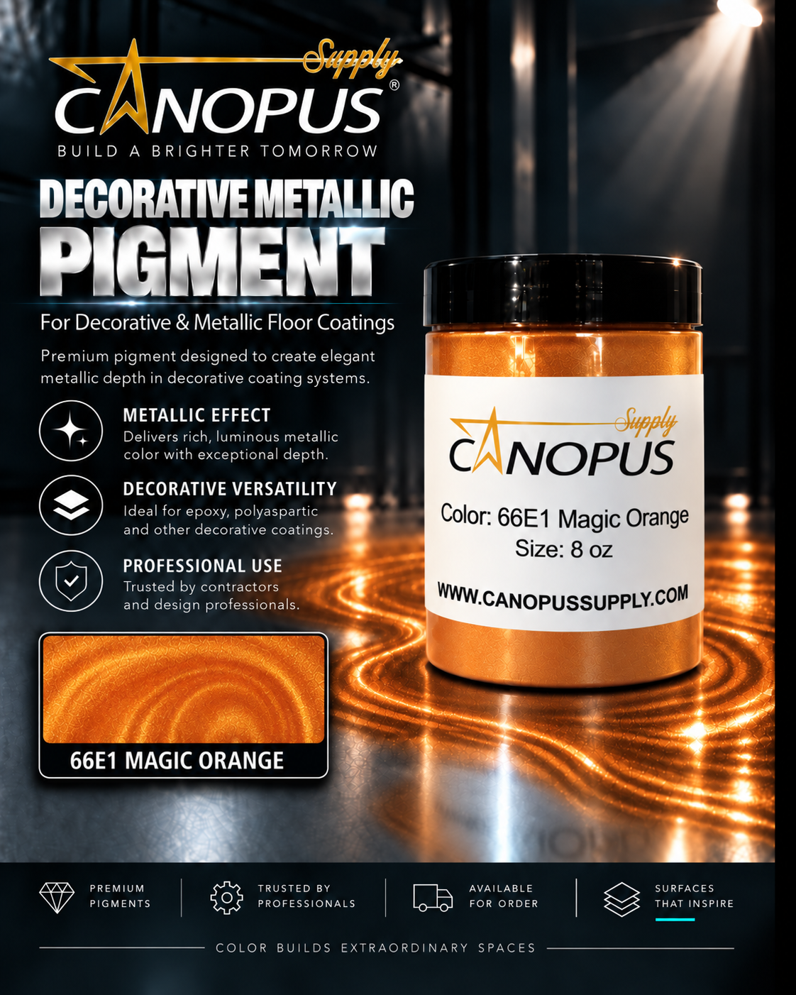 Metallic Epoxy Pigments