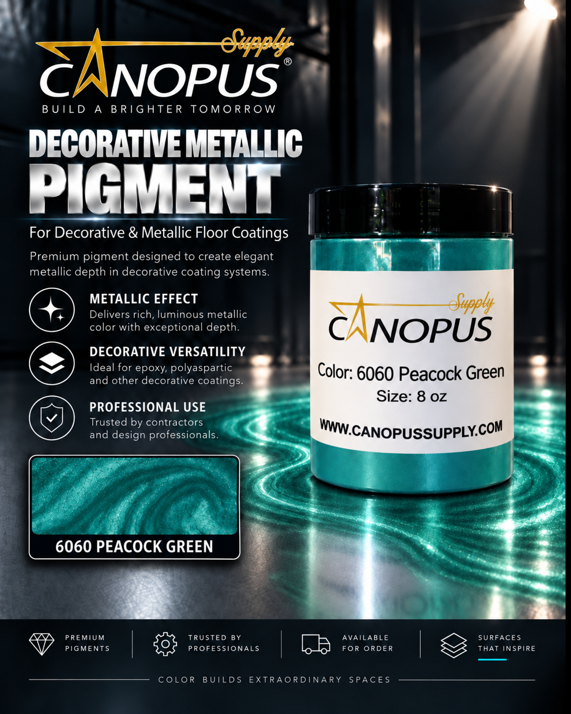 Metallic Epoxy Pigments