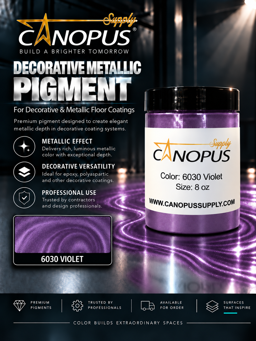 Metallic Epoxy Pigments