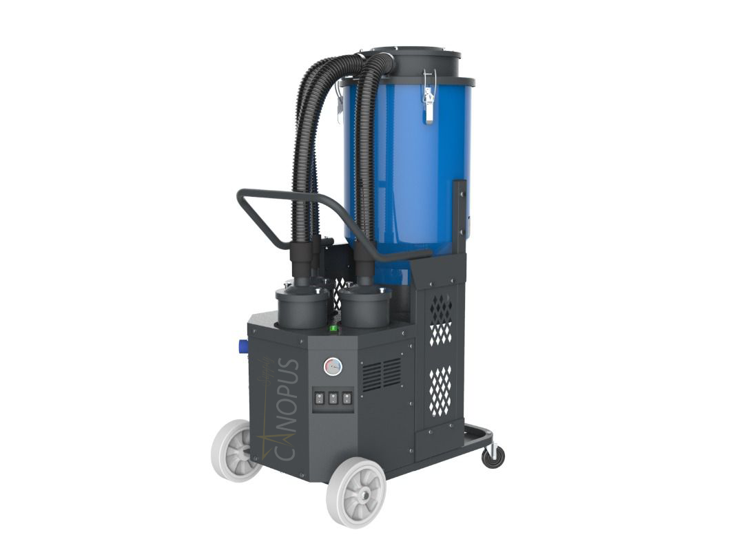 Canopus Industrial Concrete Vacuum with Auto Filter Cleaning Function for Concrete Floor Grinders