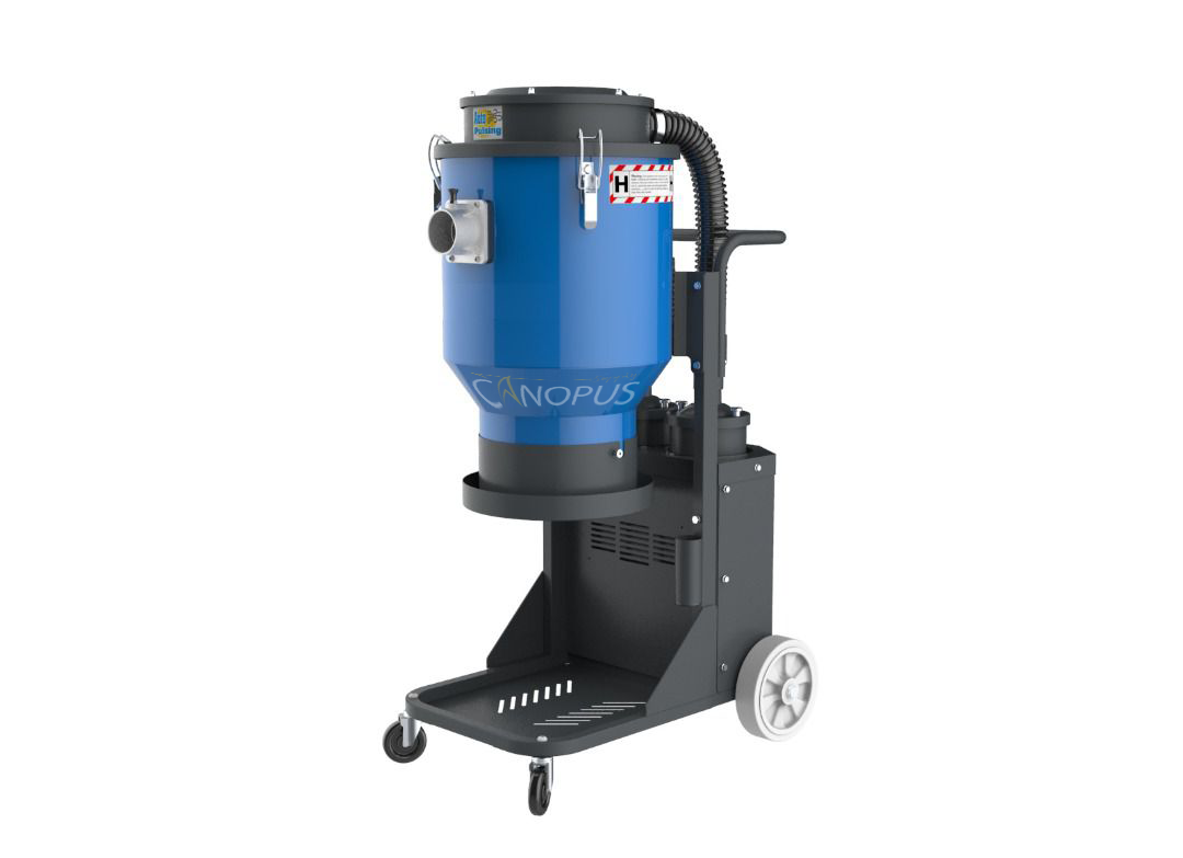 Canopus Industrial Concrete Vacuum with Auto Filter Cleaning Function for Concrete Floor Grinders