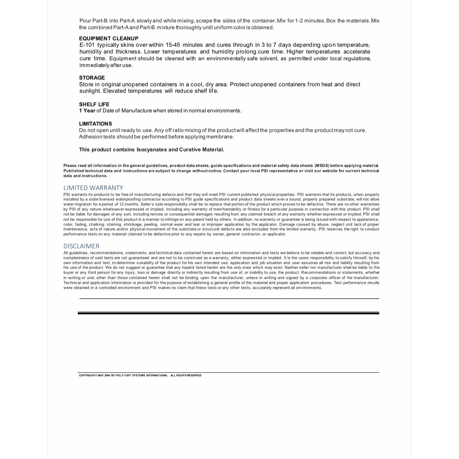 B-Tuff 308 Heavy Duty Floor Coating, Parking and Walking Waterproofing Deck Membrane 4.5 Gal kit