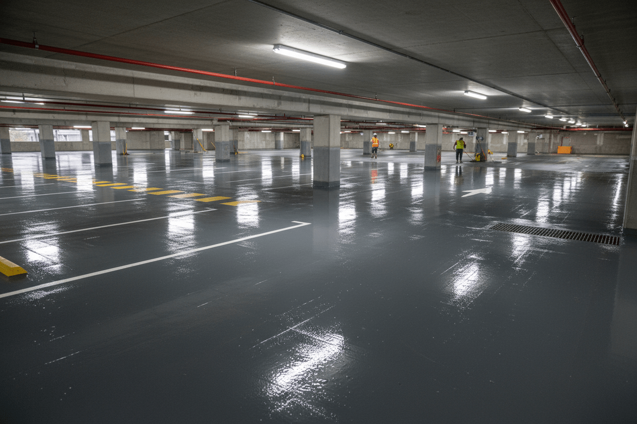 ResinTech Traffic Coating System: Complete Guide for Parkades, Decks & Commercial Floors