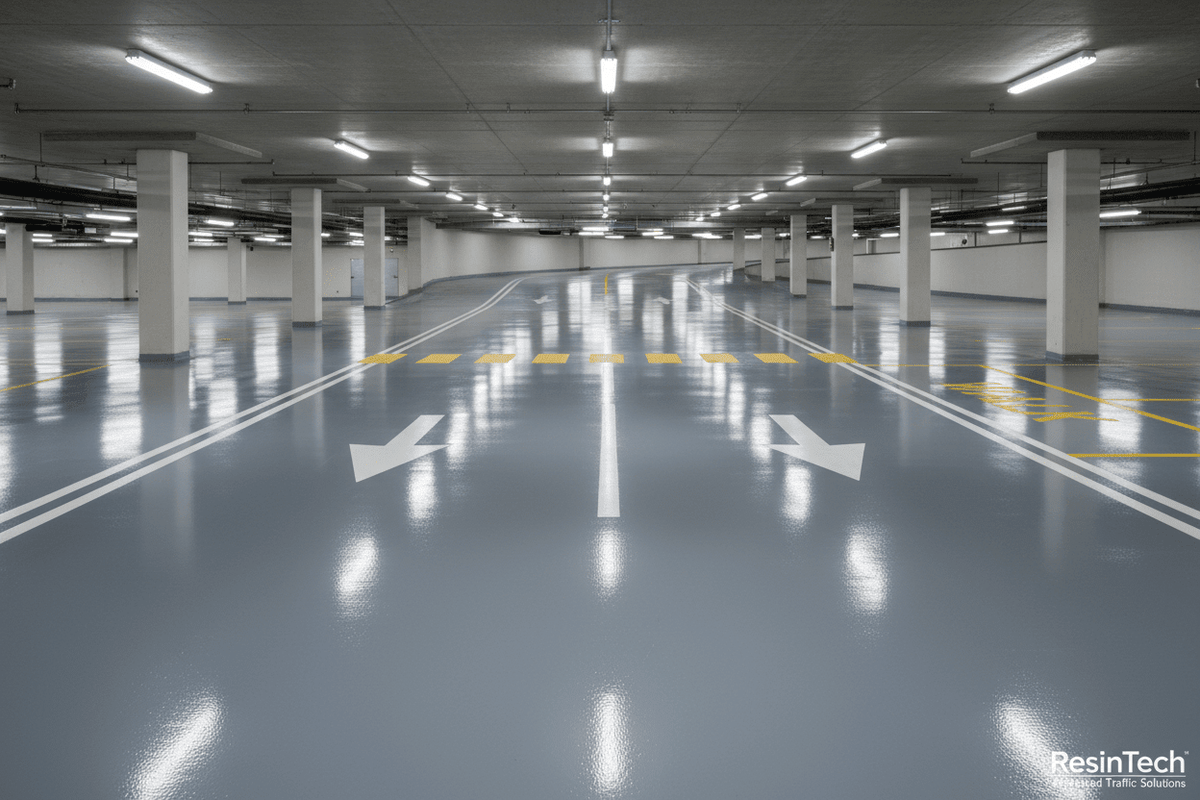 ResinTech Traffic Coating Systems: A Contractor's Guide to Specifying the Right Assembly - Canopus Supply Inc