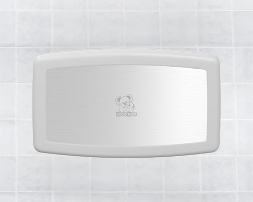 Koala Kare KB300-05SS baby changing station, white granite with stainless veneer