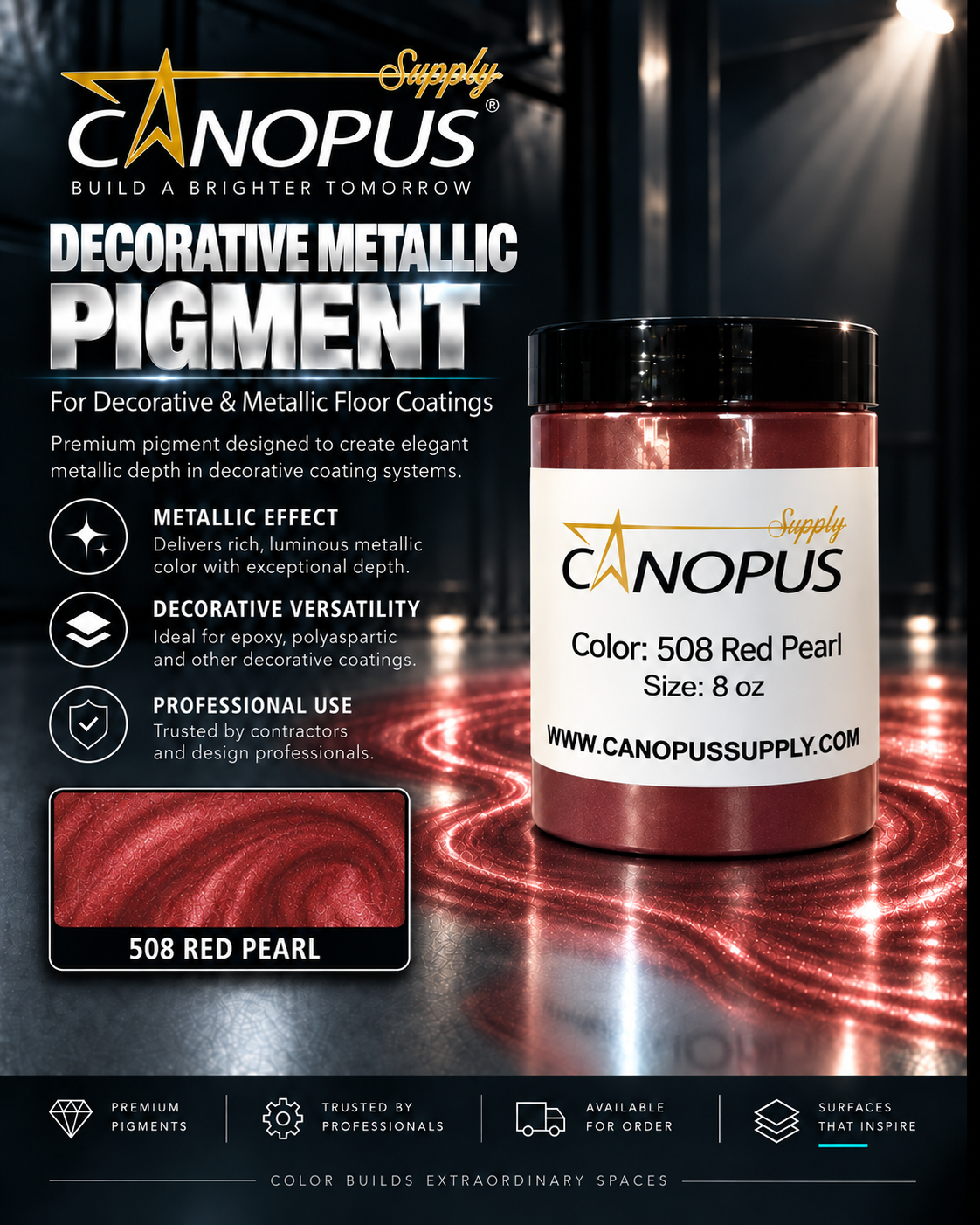 Metallic Epoxy Pigments