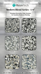 Resintech 1/4'' Blend Flake System (40 LBS/Box)