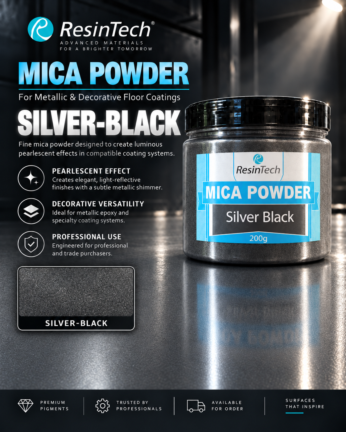 Metallic Epoxy Pigments