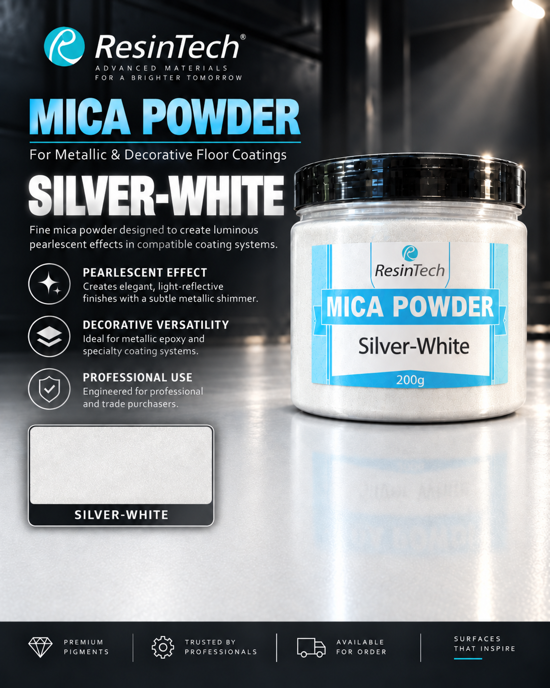 Metallic Epoxy Pigments