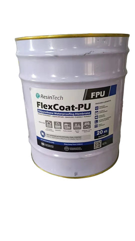ResinTech FLEXCOAT-PU Single-Component Polyurethane Waterproofing Membrane
