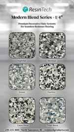 Resintech 1/4'' Blend Flake System (40 LBS/Box) - Canopus Supply Inc