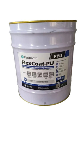 ResinTech FLEXCOAT-PU Single-Component Polyurethane Waterproofing Membrane - Canopus Supply Inc
