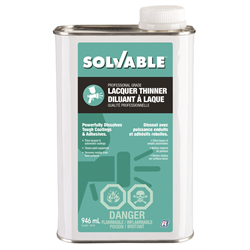 SOLVABLE LACQUER THINNER 946ML
