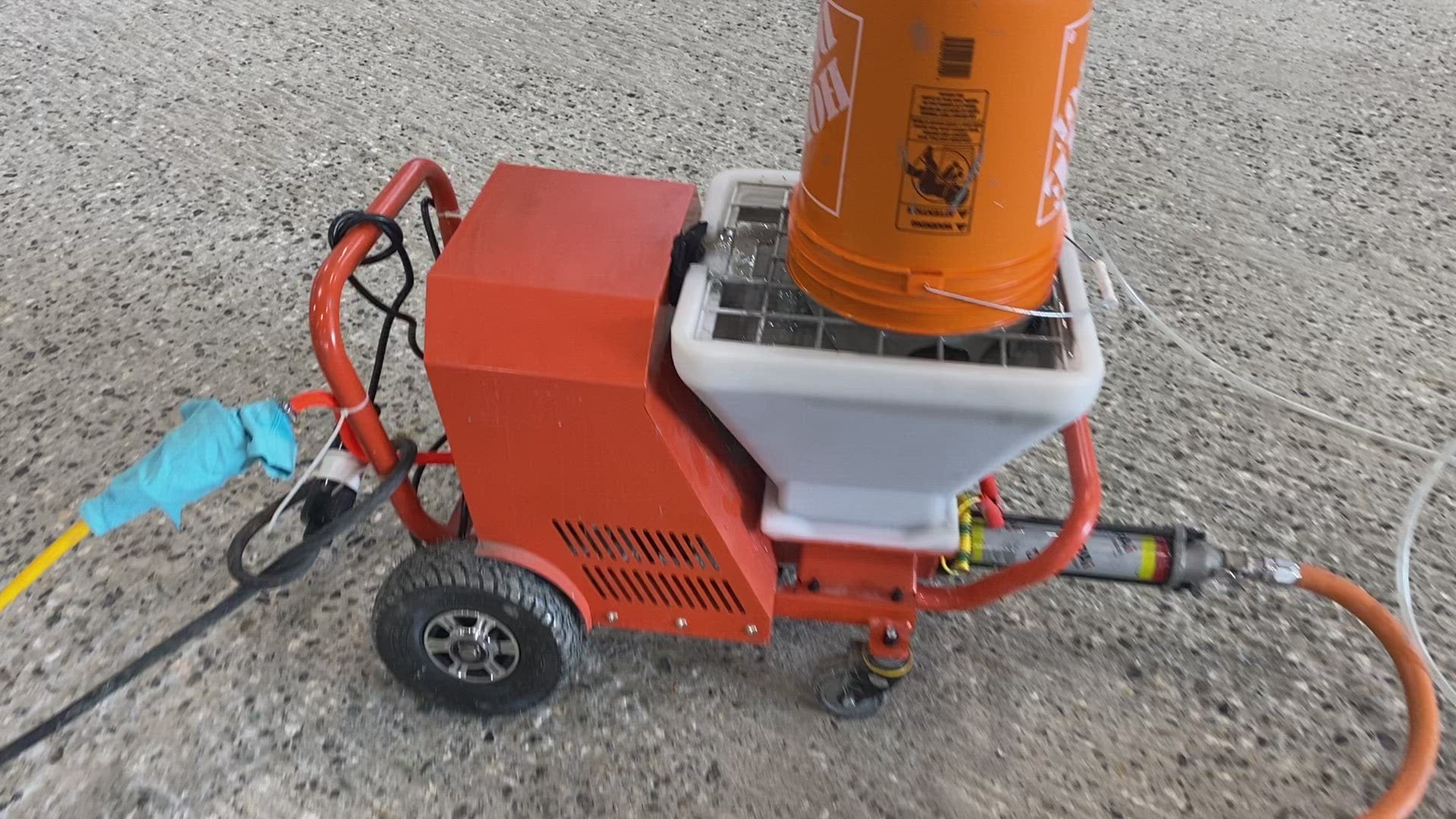 Sprayer Machine/ Cement Pump.,Vancouver BC Supplier for Epoxy, Polyaspartic, Parkade Traffic Coating