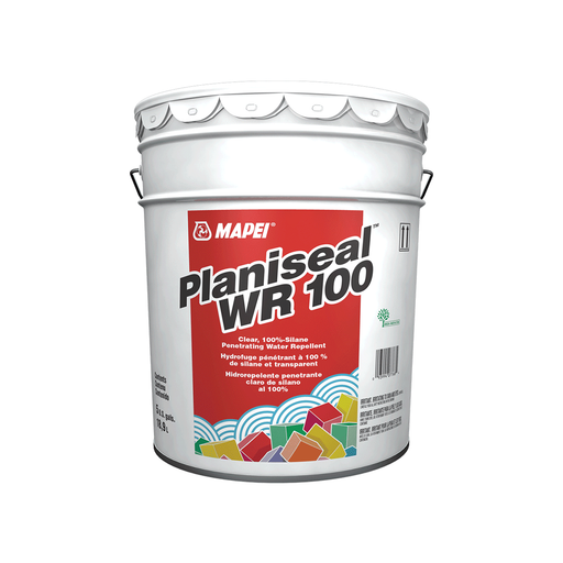 MAPEI PLANISEAL WR 100 Clear, (5 Gals) 100%-Silane, Penetrating Water Repellen