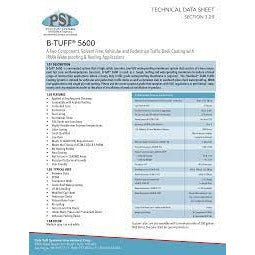 B - TUFF® 5600 4.5 - gallon kit A Two Component, Solvent Free, Vehicular and Pedestrian Traffic Deck Coating - Canopus Supply Inc