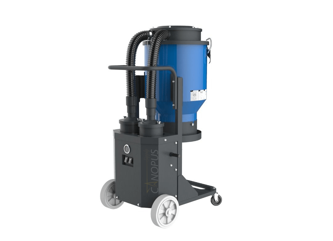Canopus Industrial Concrete HEPA Vacuum with Auto Filter Cleaning Function for Concrete Floor Grinders - Canopus Supply Inc