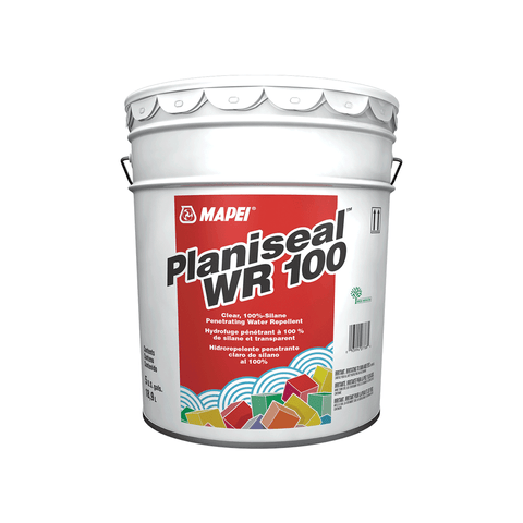 MAPEI PLANISEAL WR 100 Clear, (5 Gals) 100% - Silane, Penetrating Water Repellen - Canopus Supply Inc