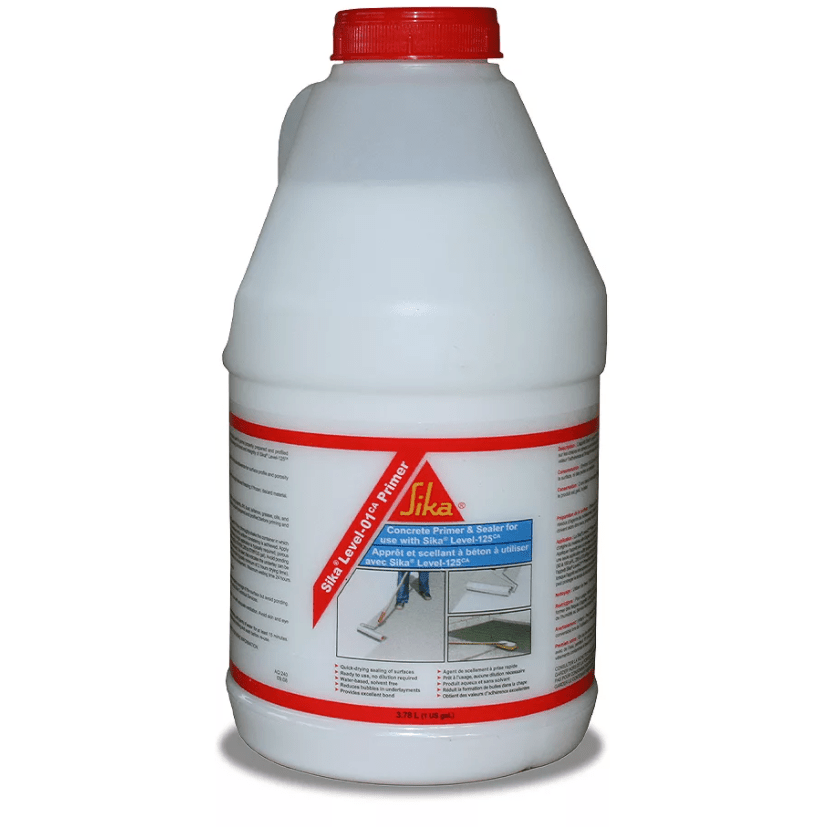 Sika® Level-01 Primer CA one-component, water-dispersed, solvent-free, acrylic-based solution used to prime
